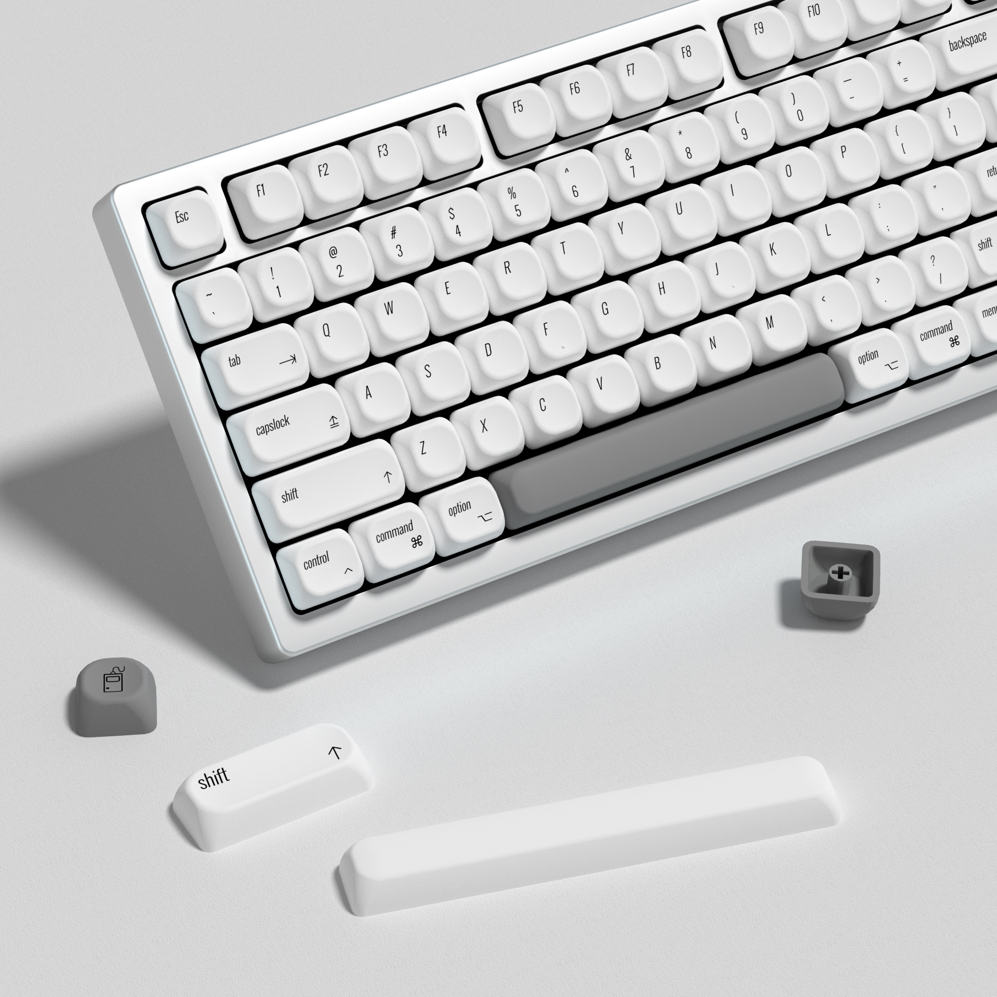 Retro Gaming Mac - KBDiy Retro MAC Style Keycaps ISO