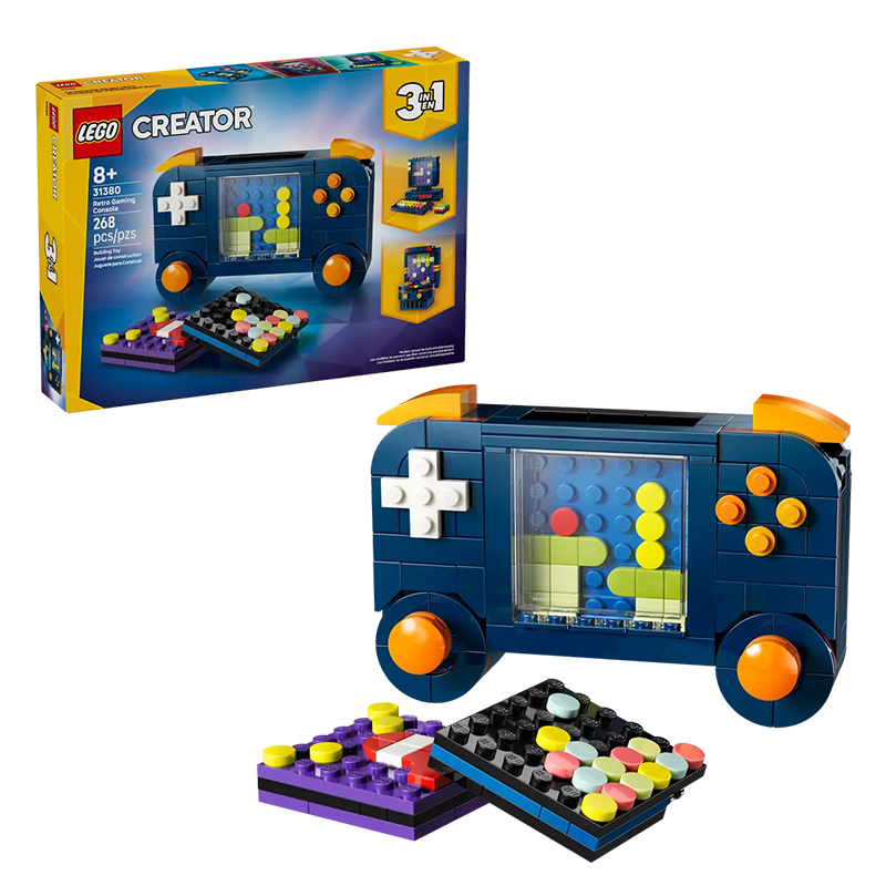 Retro Gaming Console - LEGO Creator 3in1 Building Blocks LG-31380