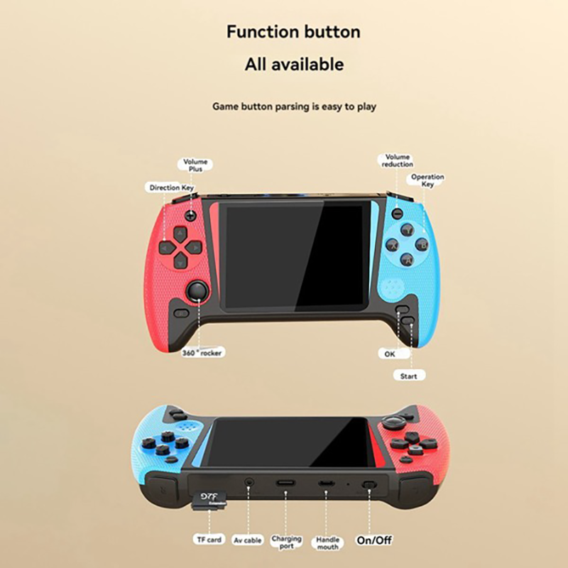 Retro Gaming Gadgets - Q21 Retro Portable Game Console, 3.5-inch