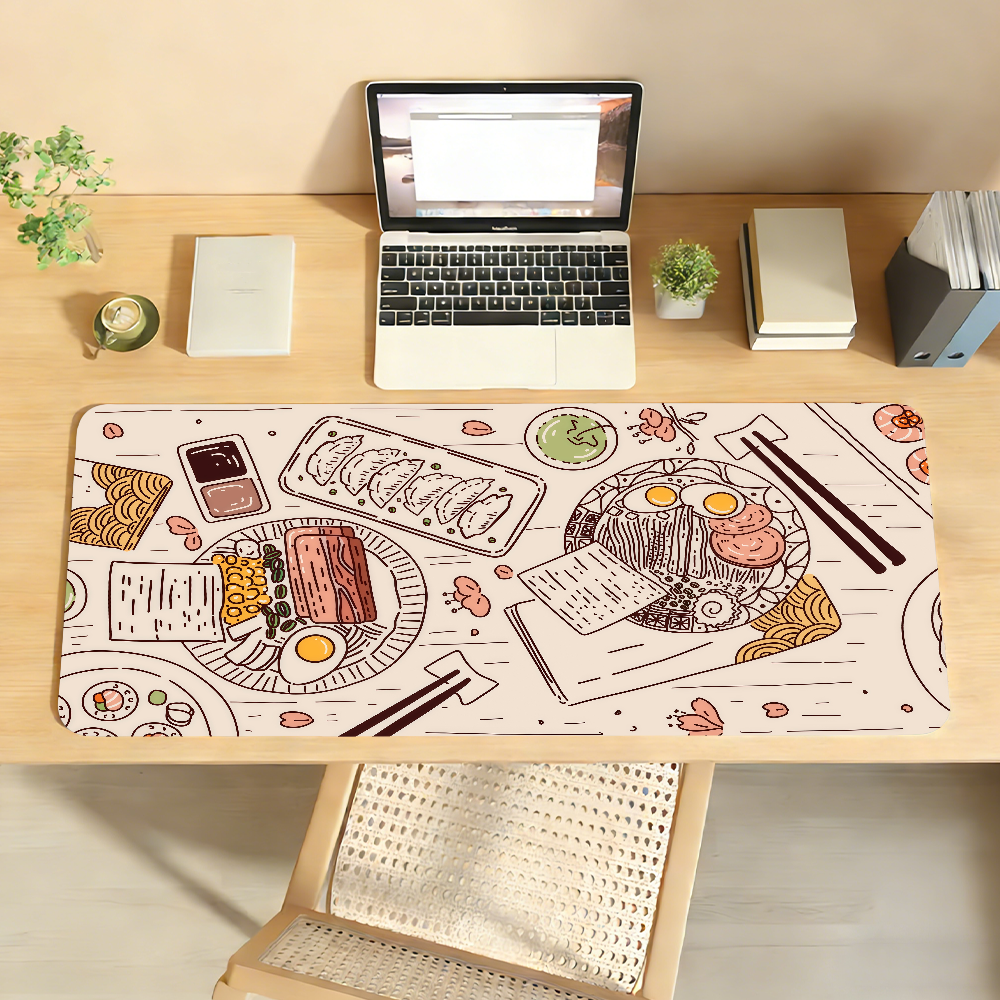 Retro Gaming Laptop - Retro Japanese Ramen Mouse Pad Non-slip