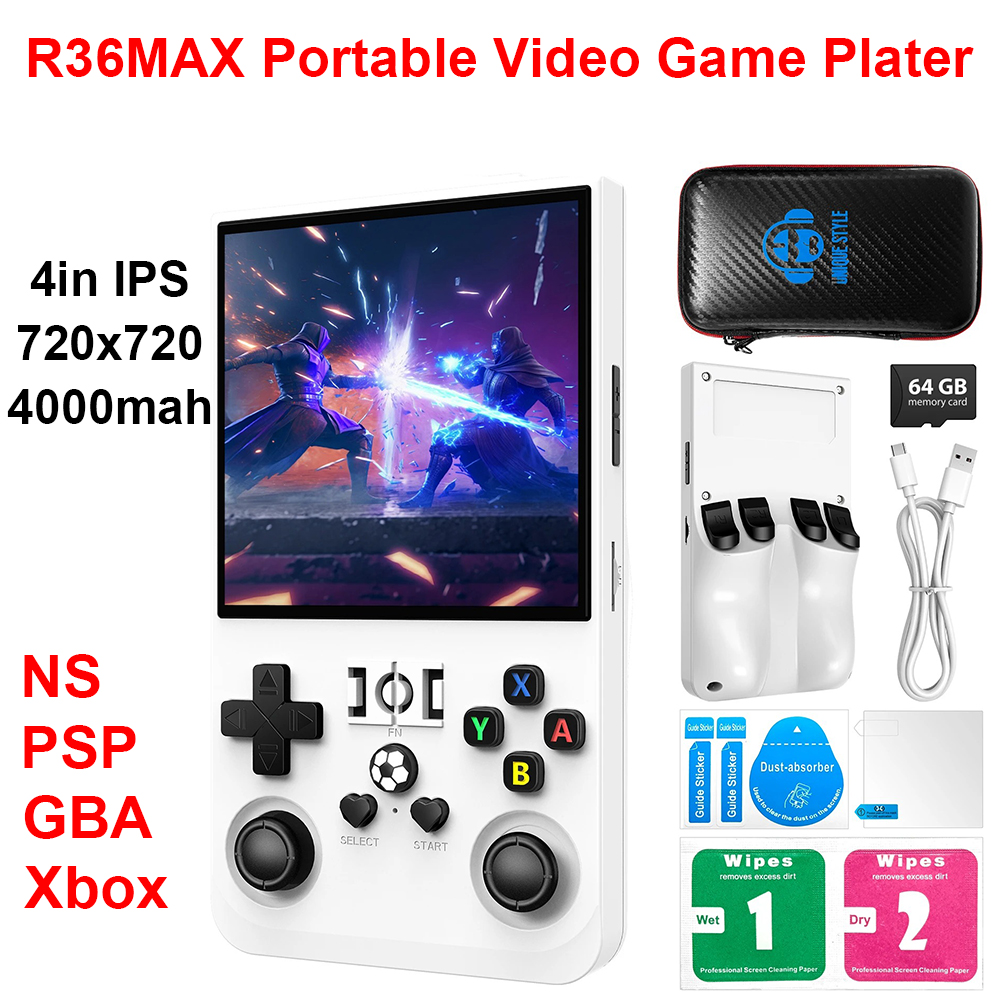 Retro Gaming Xbox - R36MAX Retro Handheld Video Game 4.0In