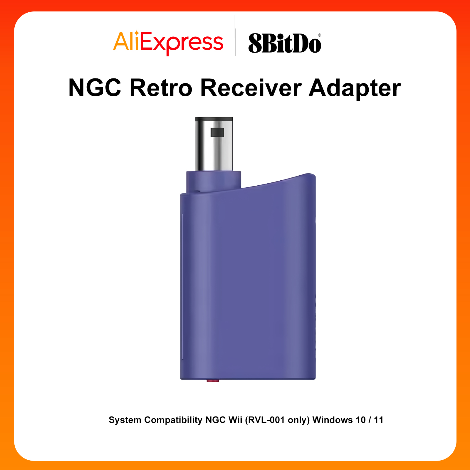 Retro Gaming Xbox - 8BitDo NGC Retro Receiver Adapter For
