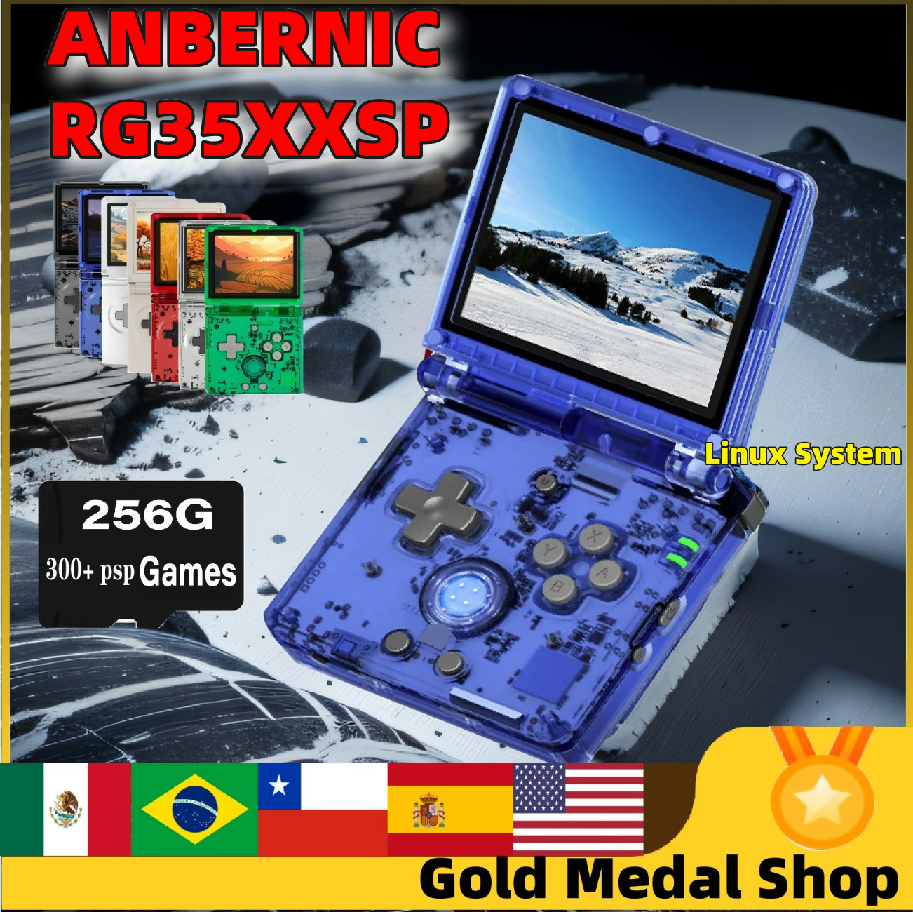 Retro Gaming Gadgets - ANBERNIC RG35XXSP Retro Flip Handheld Game