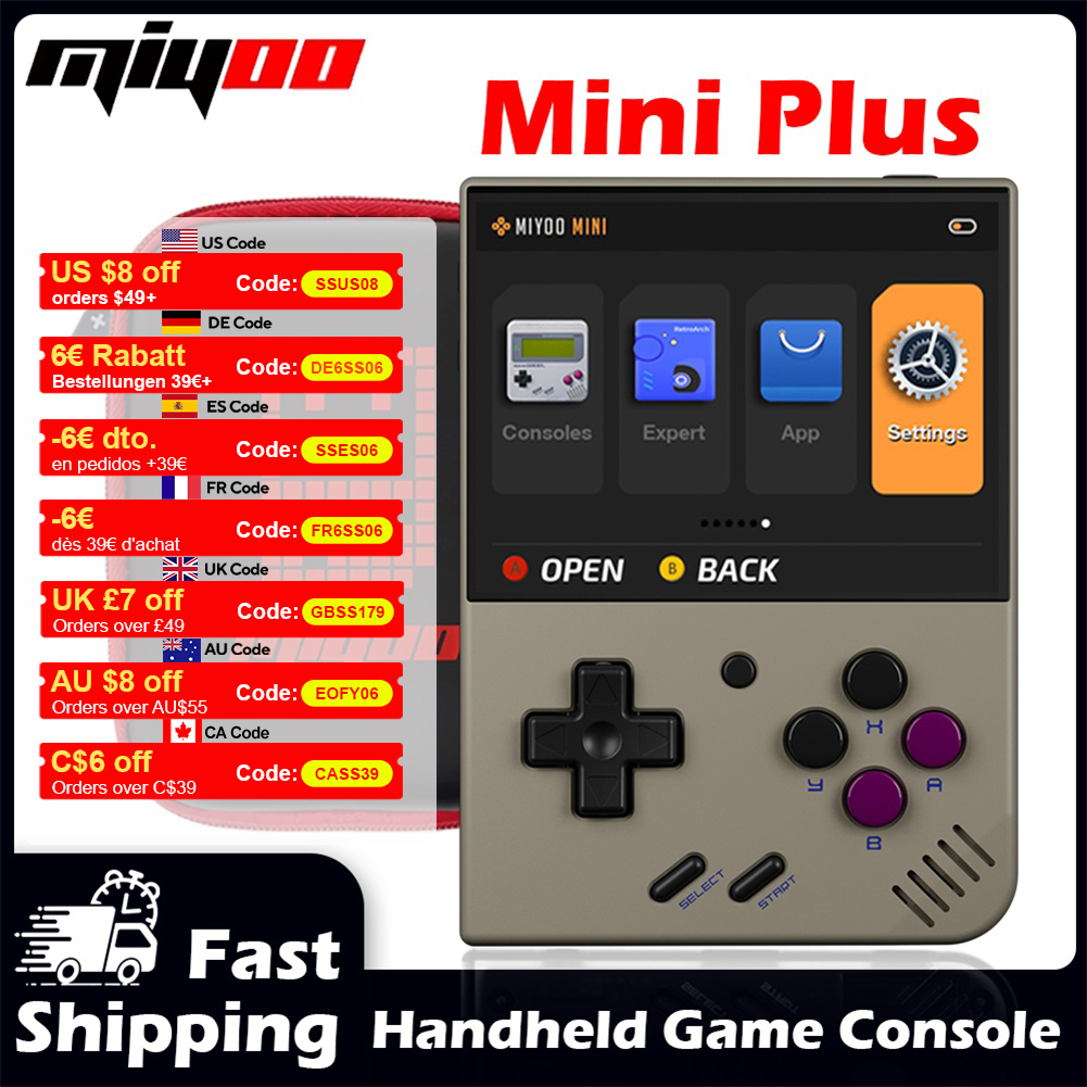 Retro Gaming Gadgets - MIYOO Mini Plus Handheld Game Console