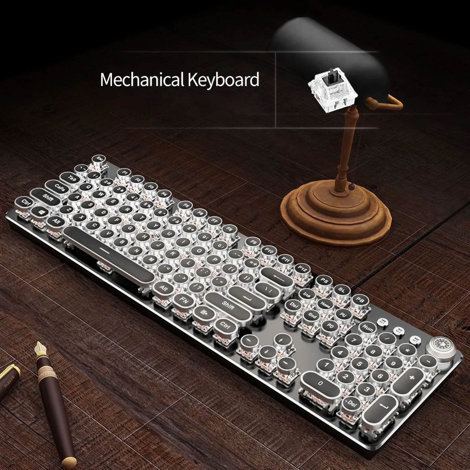 Mechanical Gaming Keyboard USB - Retro Gaming Laptop review and price
