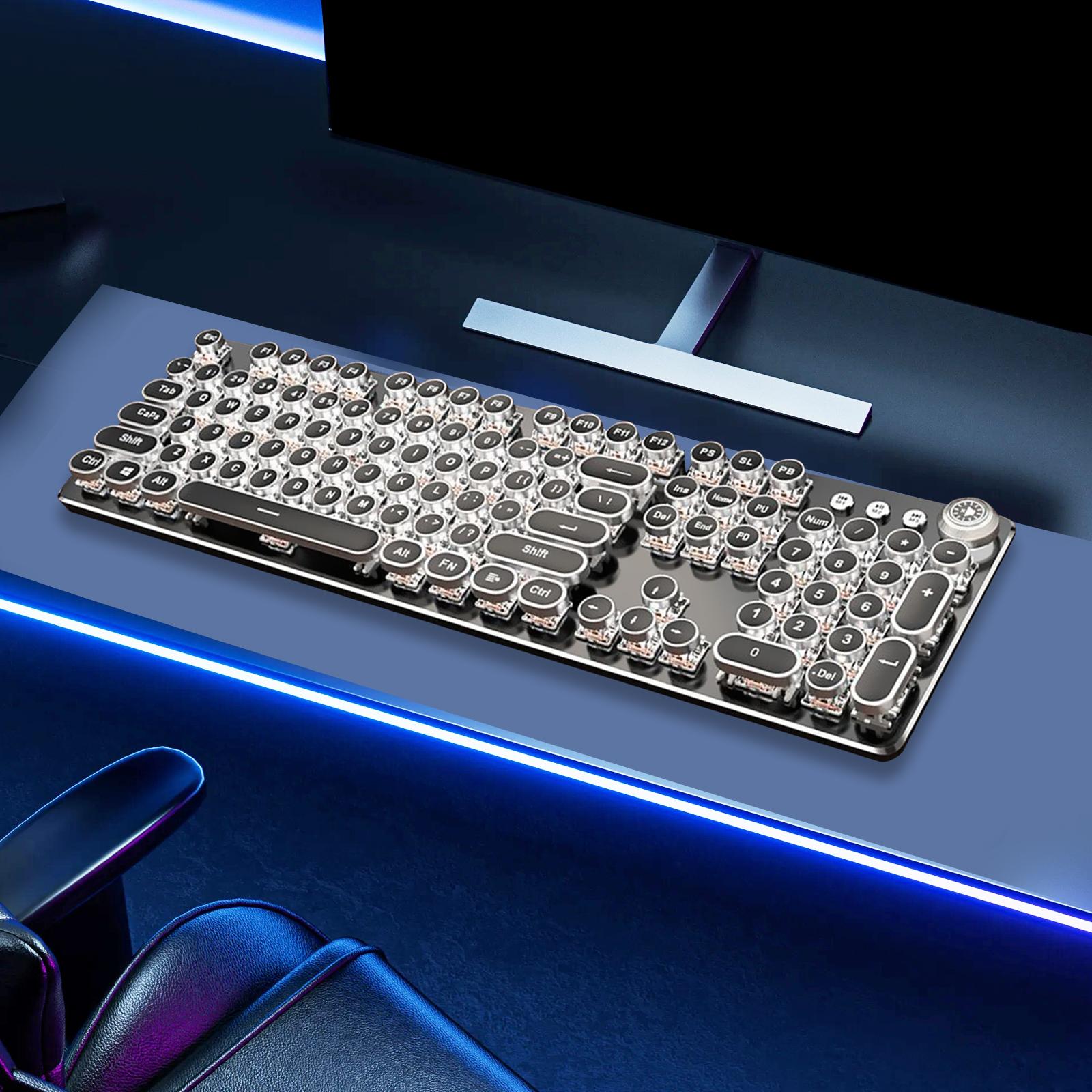 Mechanical Gaming Keyboard USB - Retro Gaming Laptop review and price