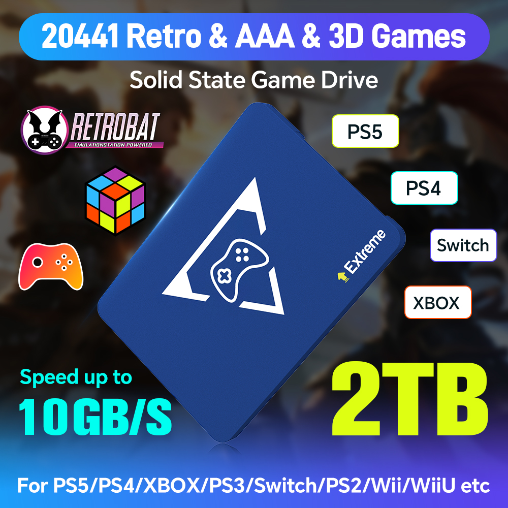 New 2TB Play Zone Game SSD wit - Retro Gaming Xbox review and price