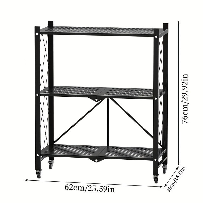 us3-Layer Foldable Storage Rac - Rechargeable Battery Aa review and price