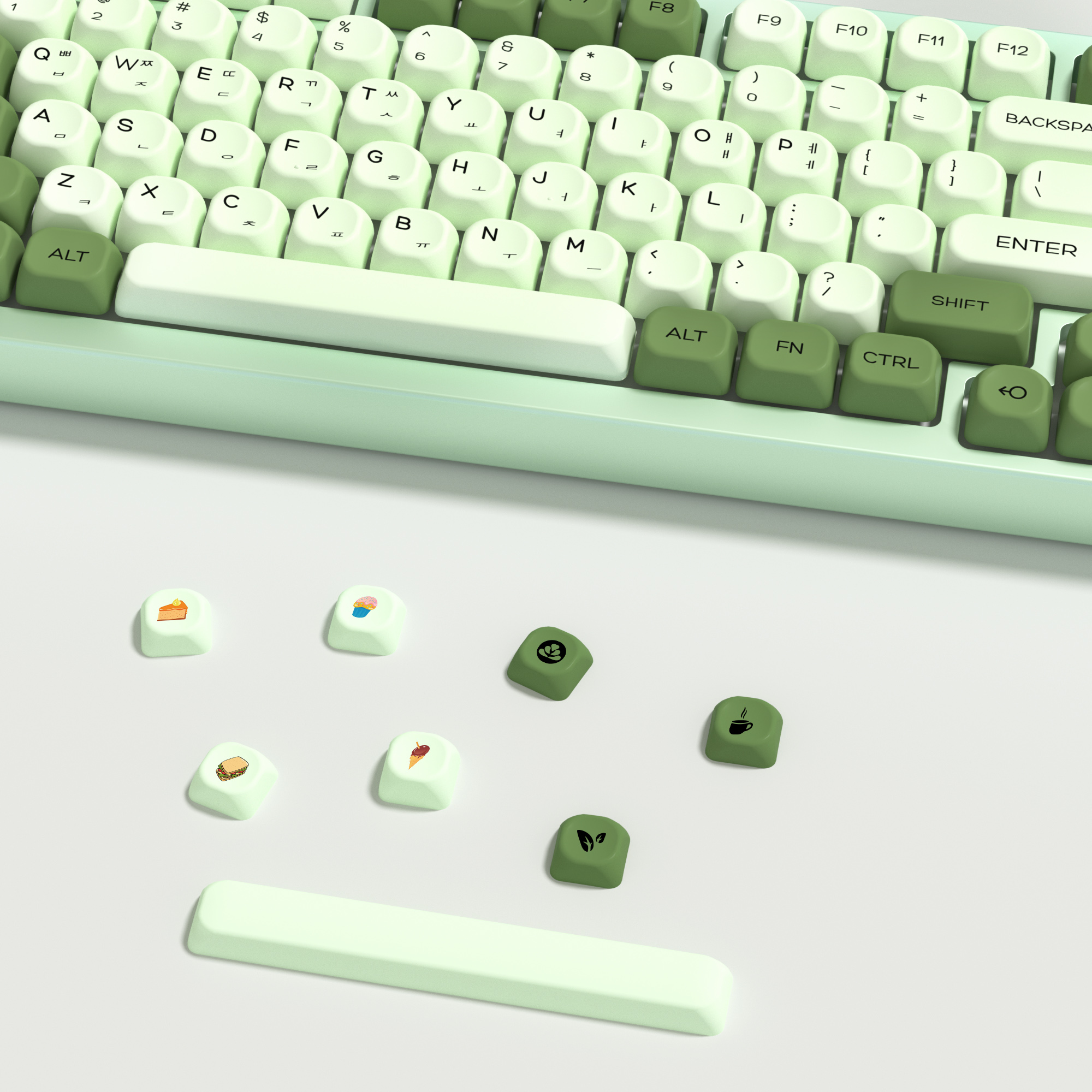 KBDiy Matcha Korean Keycap Gre - Retro Gaming Laptop review and price