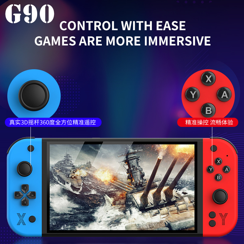 New G90 Retro Gaming Handheld  - Retro Gaming Gadgets review and price