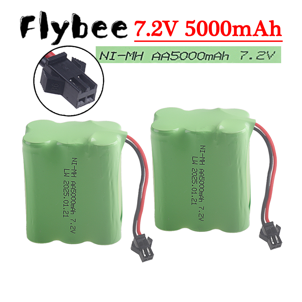 (SM-2P Plug) 7.2V 5000mah NiMH - Rechargeable Battery Aa review and price