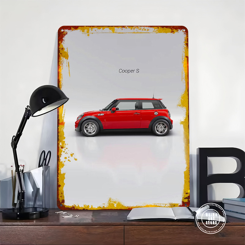 UK Car Cooper S Tinplate Poste - Retro Gaming Uk review and price
