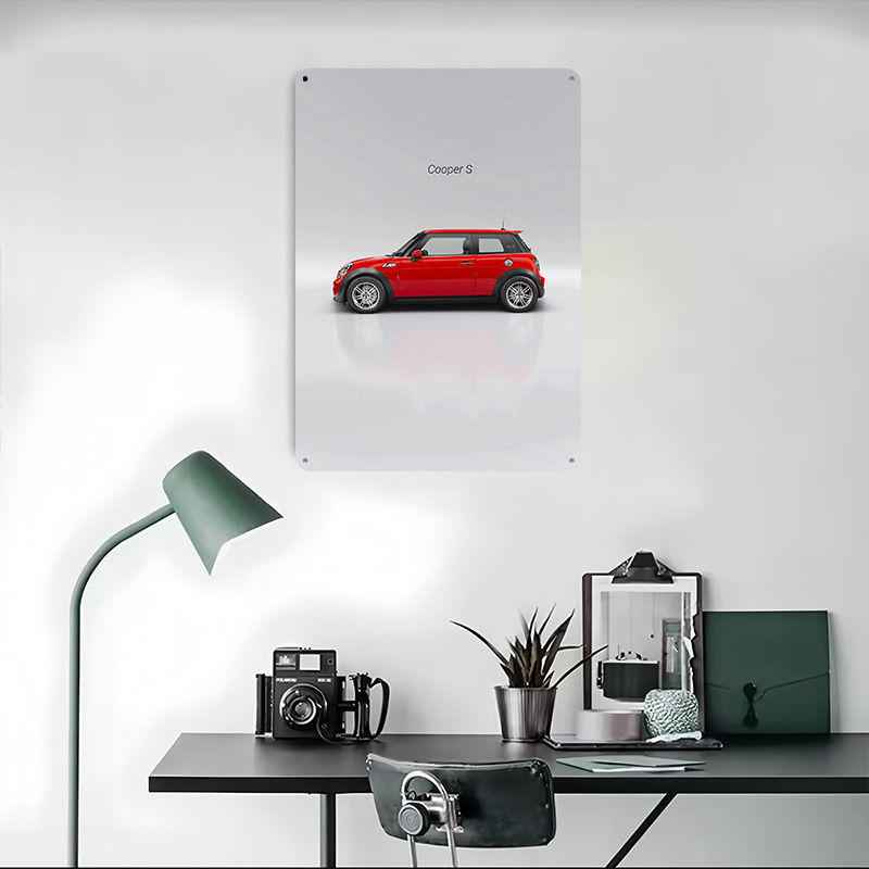 UK Car Cooper S Tinplate Poste - Retro Gaming Uk review and price