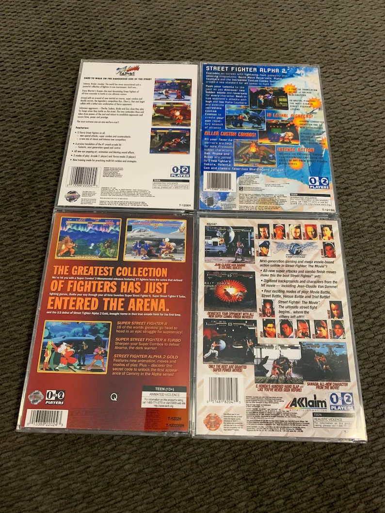 Saturn Copy Disc Game street f - Retro Gaming Magazine review and price