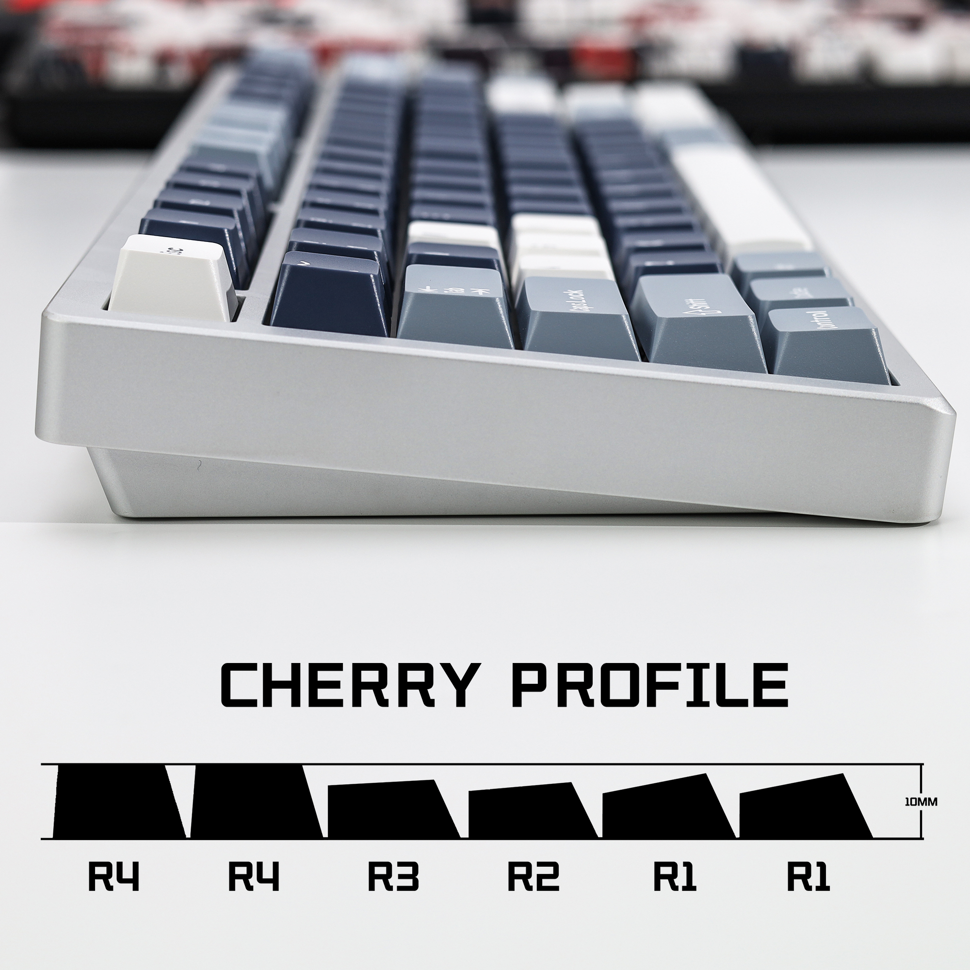 KBDiy Fishing Keycaps ISO PBT  - Retro Gaming Uk review and price