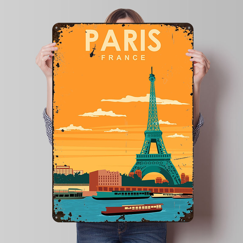 Paris France Travel Printed Po - Retro Gaming France review and price