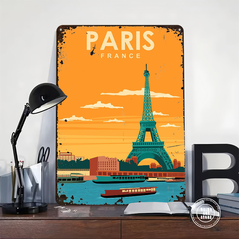 Paris France Travel Printed Po - Retro Gaming France review and price