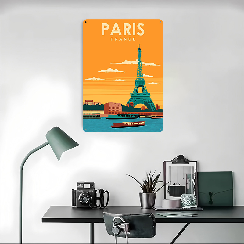 Paris France Travel Printed Po - Retro Gaming France review and price