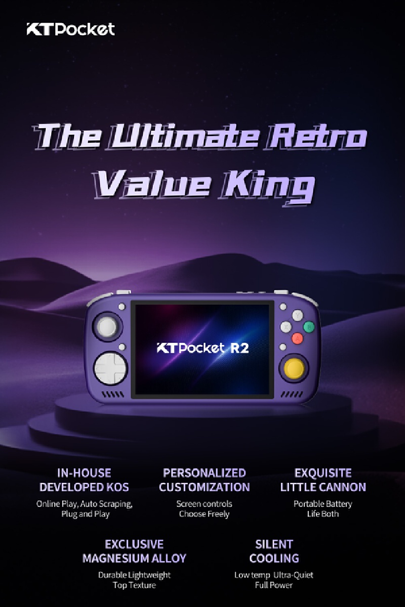 KTPocket R2 KTR2 4:3/3:2 Touch - Retro Gaming Console review and price