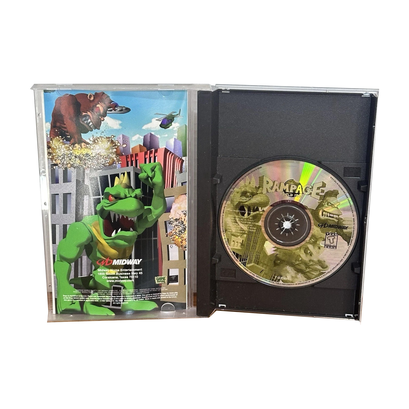 Saturn Copy Disc Game rampage  - Retro Gaming Magazine review and price