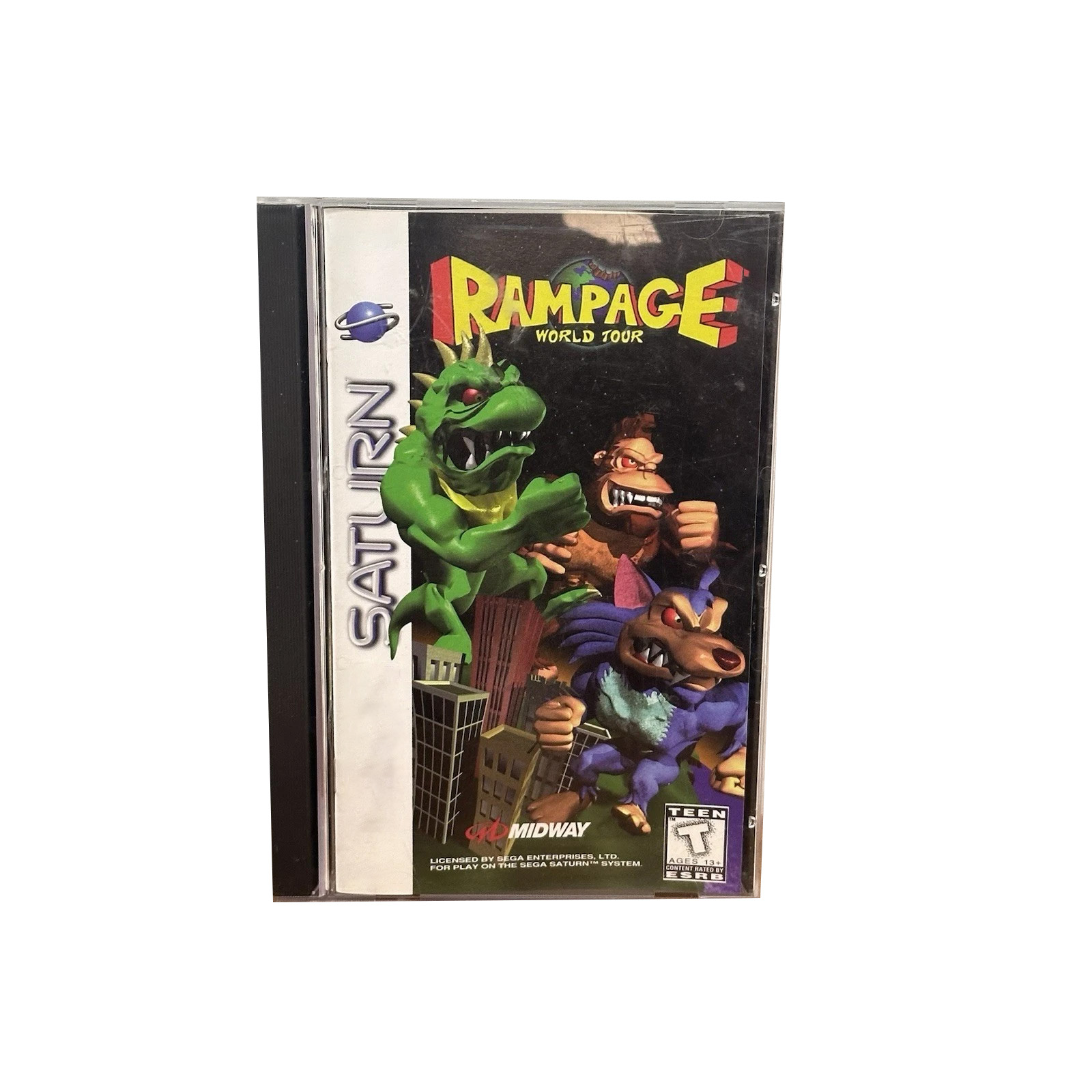 Saturn Copy Disc Game rampage  - Retro Gaming Magazine review and price