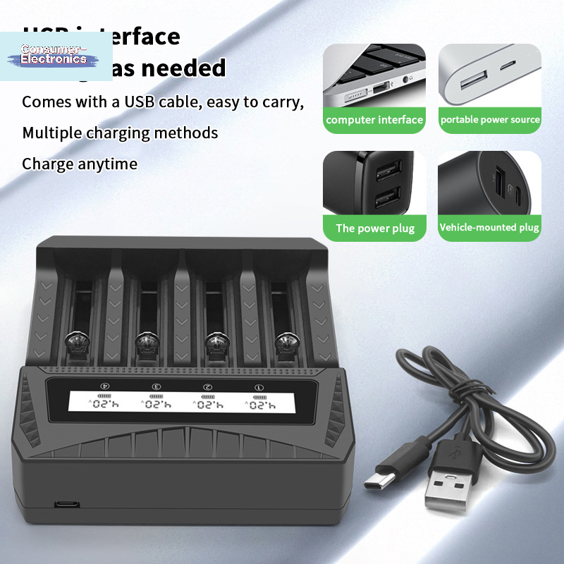 【USB Charger Intelligent LCD B - Rechargeable Battery Aa review and price