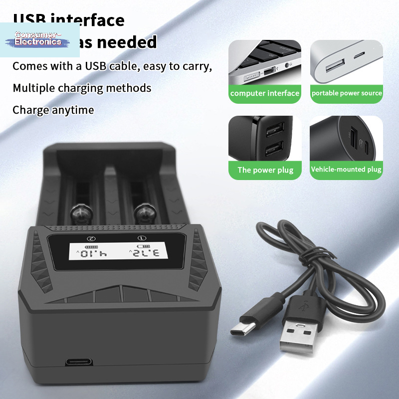 【USB Charger Intelligent LCD B - Rechargeable Battery Aa review and price