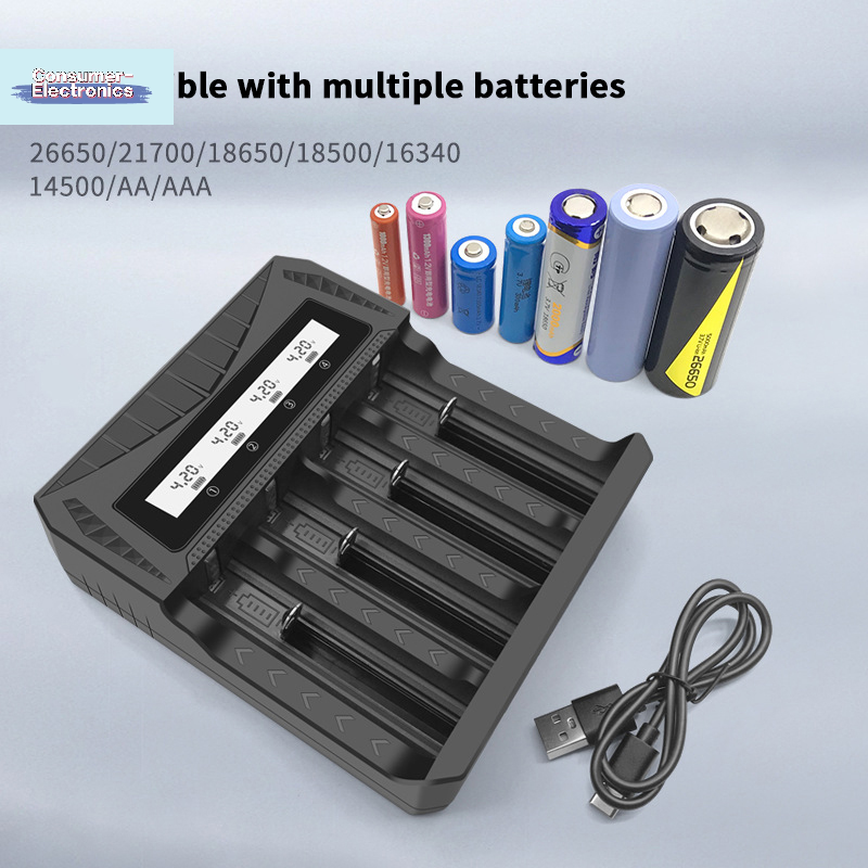【USB Charger Intelligent LCD B - Rechargeable Battery Aa review and price