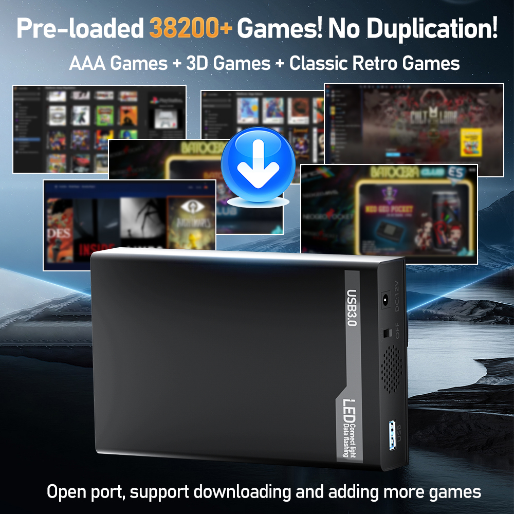 500G Retro Gaming HDD Video Ga - Retro Gaming Xbox review and price