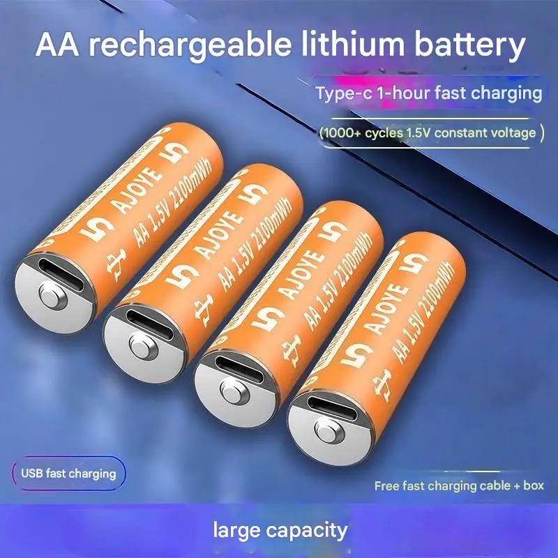 Fast Charging 1.5V 2100mWh AA  - Rechargeable Battery Aa review and price