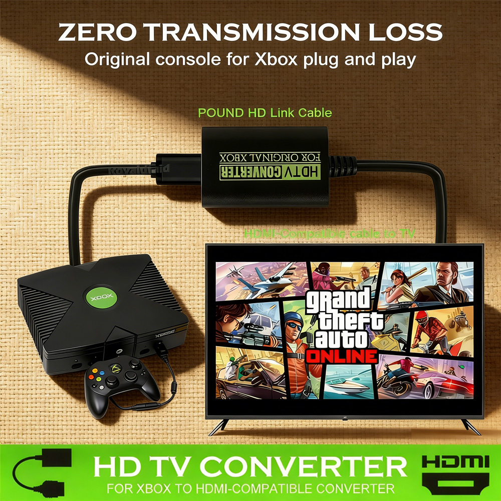Original Xbox HDMI Cable Adapt - Retro Gaming Xbox review and price