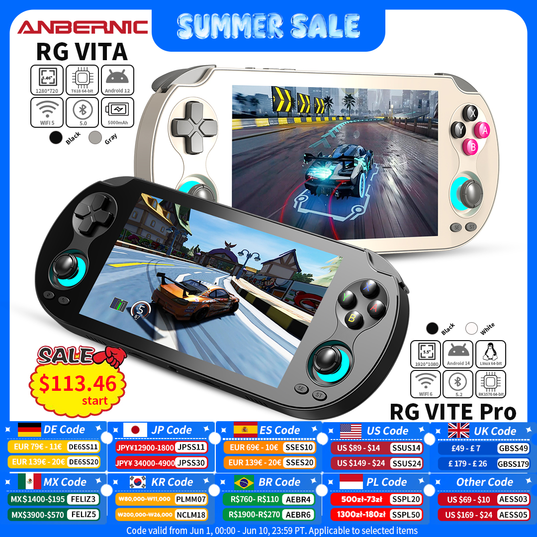 ANBERNIC RG VITA / RG VITA Pro - Retro Gaming Gadgets review and price