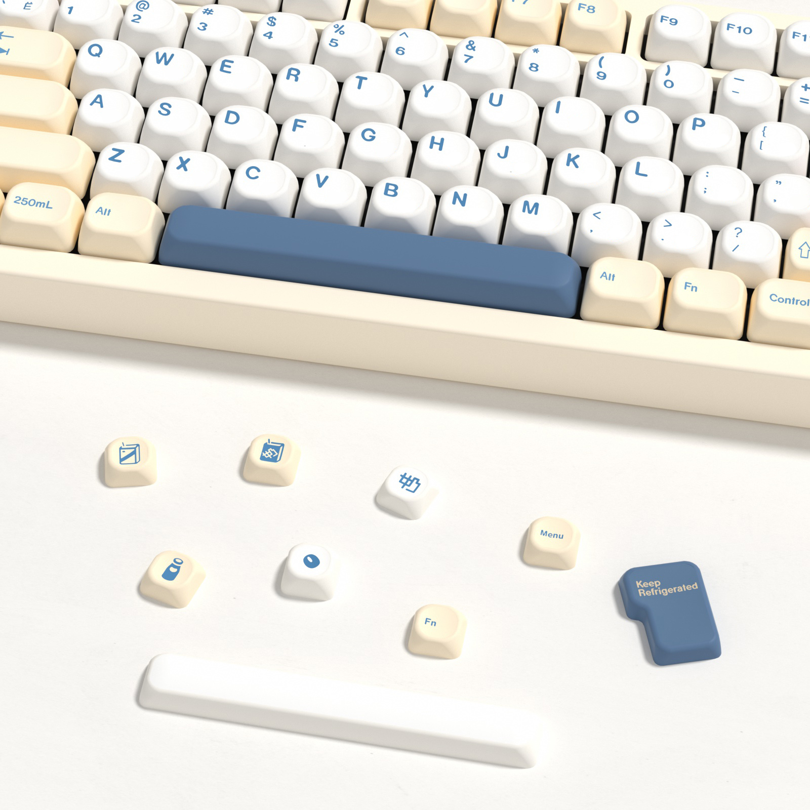 KBDiy GMK Soymilk Keycaps Retr - Retro Gaming Laptop review and price