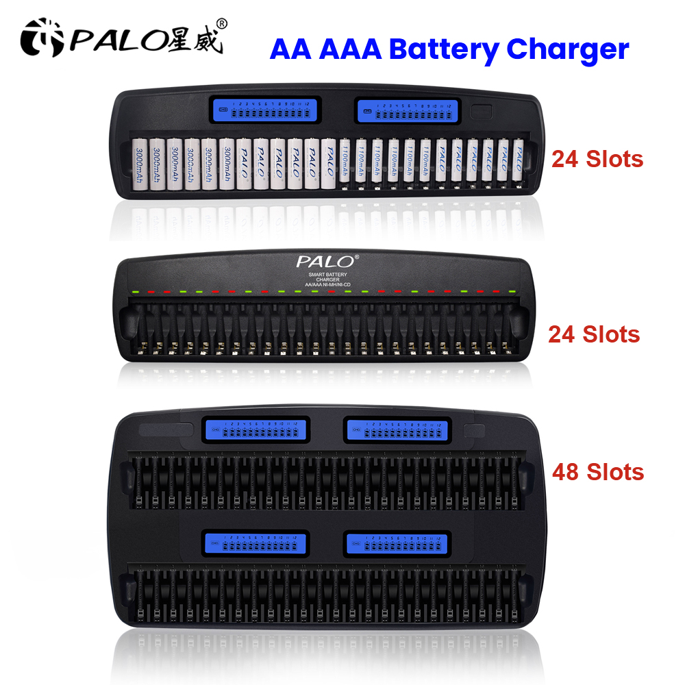 PALO 24/36/48 Slots 1.2V LCD D - Rechargeable Battery Aa review and price